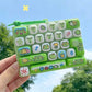 ⌨️ LIMITED-TIME 50% OFF! 🐱 Cute Keyboard Button Keychain Fidget Toy – Tactile Press, Animal Design, Portable ✨