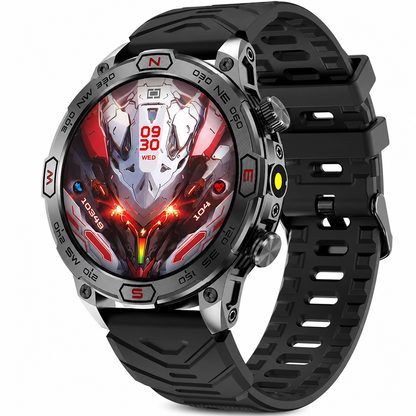 ⌚ LIMITED-TIME 50% OFF! 🛡️ Rugged Smart Watch with Bluetooth Call & Health Monitor – Outdoor-ready, Bright Screen, Built-in Light ✨