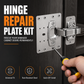 🪑 Buy 1 Get 1 Free! 🔩 Universal Stainless Steel Cabinet Hinge Repair Plate Kit – Reinforce Hinge, Rustproof, Simple Install ✨