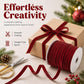 🎄 LIMITED-TIME 50% OFF! ✨ Premium Christmas Ribbon – Soft Velvet, Shape-Keeping, Versatile 🎁