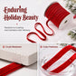 🎄 LIMITED-TIME 50% OFF! ✨ Premium Christmas Ribbon – Soft Velvet, Shape-Keeping, Versatile 🎁