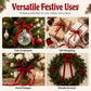 🎄 LIMITED-TIME 50% OFF! ✨ Premium Christmas Ribbon – Soft Velvet, Shape-Keeping, Versatile 🎁