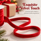 🎄 LIMITED-TIME 50% OFF! ✨ Premium Christmas Ribbon – Soft Velvet, Shape-Keeping, Versatile 🎁