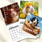 🐹 LIMITED-TIME 50% OFF! ✨ Adorable Guinea Pig Wall Calendar – Lovely Photos📅