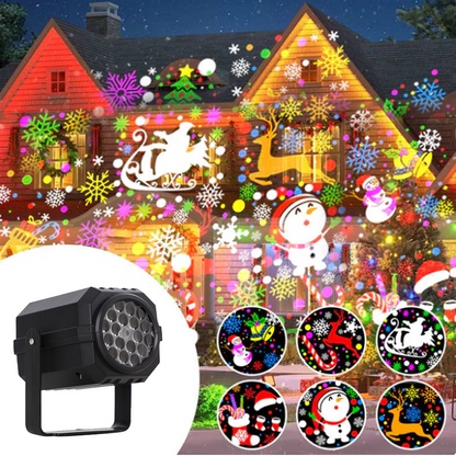 🎄 LIMITED-TIME 50% OFF! ✨ Rotating LED Christmas Pattern Projector Light – Dynamic, Plug & Play, Wide Projection ❄️