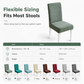 🍽️ LIMITED-TIME 50% OFF! ✨ Waterproof Stretch Dining Chair Cover – Jacquard Fabric, Stain Resistant, Snug Fit 🪑