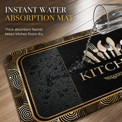 🏠 LIMITED-TIME 50% OFF! 🧶 Geometric Flannel Door Mat – Fast Absorption, Anti-Slip Backing, Soft Surface 🚪