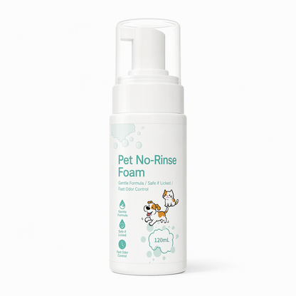 🐾 LIMITED-TIME 50% OFF! 🫧 No-Rinse Pet Cleansing Foam – Gentle, Waterless, Quick Freshening 🌿