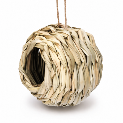 🌿 LIMITED-TIME 50% OFF! 🐦 Handwoven Straw Spherical Bird Nest – Artisan Crafted, Weather Resistant, Garden Decor 🍃