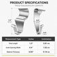 🏡 LIMITED-TIME 50% OFF! 🪝 Heavy Duty 304 Stainless Steel Vinyl Siding Hooks – No Drill, Rustproof, Stable Hold ☀️