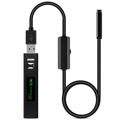 🔧 LIMITED-TIME 50% OFF! 📶 Wireless HD Endoscope Borescope – WiFi Connect, Waterproof Probe, Multi-Scenario Inspection 📱