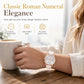 ⌚ LIMITED-TIME 50% OFF! ✨ Women's Quartz Watch with Leather Strap – Elegant, Lightweight, Versatile 🤍