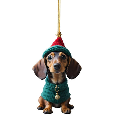 🐶 LIMITED‑TIME 50% OFF! ✨ Puppy‑Shaped Christmas Tree Ornaments – Acrylic Craft, Multi‑Scene Hanging, Holiday Gift‑Ready 🎄