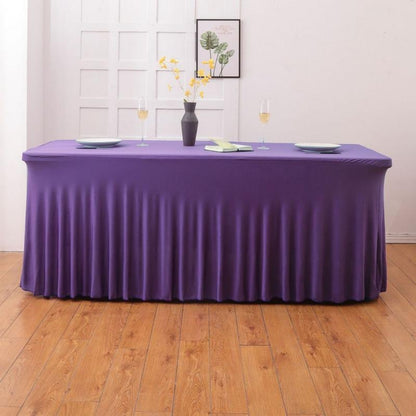 🎉 LIMITED-TIME 50% OFF! ✨ Pleated Table Skirt for Events – Elegant, Wrinkle-Free, Reusable 🎊
