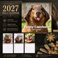 📅 LIMITED-TIME 50% OFF! ✨ Funny Capybara Calendar 2027 – Cute Monthly Art, Thick Paper, Lovely Room Decor 🐹