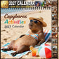 📅 LIMITED-TIME 50% OFF! ✨ Funny Capybara Calendar 2027 – Cute Monthly Art, Thick Paper, Lovely Room Decor 🐹