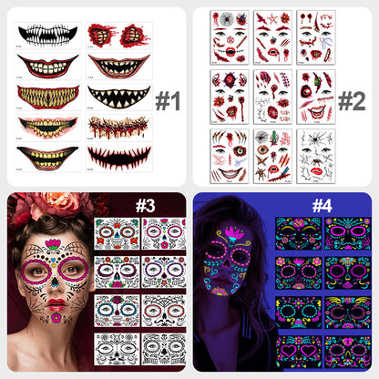 👻 LIMITED-TIME 50% OFF! ✨ Halloween Temporary Scar Tattoo Stickers – Realistic Wound, Skin-Friendly, Easy Apply 🕸️