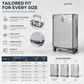 🧳 LIMITED-TIME 50% OFF! 💧 Thickened Waterproof Clear Luggage Cover – Wear-resistant, See-through, Easy Fit ✨