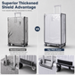 🧳 LIMITED-TIME 50% OFF! 💧 Thickened Waterproof Clear Luggage Cover – Wear-resistant, See-through, Easy Fit ✨