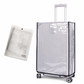 🧳 LIMITED-TIME 50% OFF! 💧 Thickened Waterproof Clear Luggage Cover – Wear-resistant, See-through, Easy Fit ✨