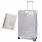 🧳 LIMITED-TIME 50% OFF! 💧 Thickened Waterproof Clear Luggage Cover – Wear-resistant, See-through, Easy Fit ✨