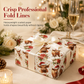 🎄 LIMITED-TIME 50% OFF! 🐄 Christmas Highland Cow Floral Wrapping Paper Roll – Double-sided, Thick, Large Roll ✨