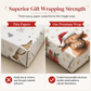 🎄 LIMITED-TIME 50% OFF! 🐄 Christmas Highland Cow Floral Wrapping Paper Roll – Double-sided, Thick, Large Roll ✨