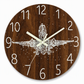 🕰️ LIMITED-TIME 50% OFF! 🌙 12-Inch Silent Wooden Wall Clock – Luminous Dial, Wood Grain, No Tick ✨