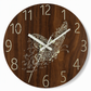 🕰️ LIMITED-TIME 50% OFF! 🌙 12-Inch Silent Wooden Wall Clock – Luminous Dial, Wood Grain, No Tick ✨