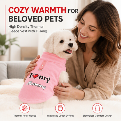 🐶 LIMITED-TIME 50% OFF! ⚡ Warm Pet Sweater with Leash Ring – Cozy, Cute, Practical ❄️