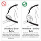 🤰 LIMITED-TIME 50% OFF! 🚗 Pregnancy Safety Belt – Redirect Pressure Away From Belly, Adjustable For Pregnant Women ✨