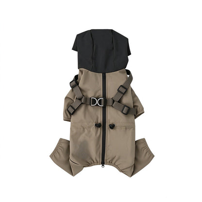 🐶 LIMITED-TIME 50% OFF! ❄️ Warm Padded Dog Winter Coat – Waterproof, Windproof, With Harness Rings ✨