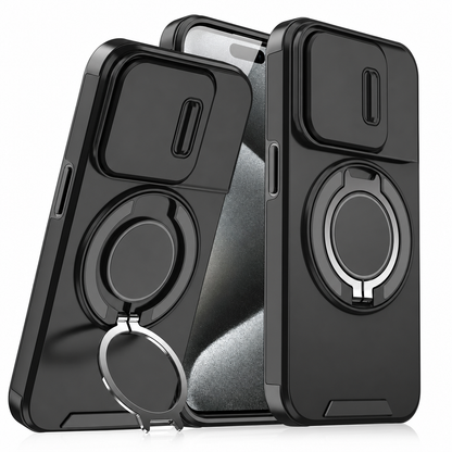 📱 LIMITED-TIME 50% OFF! ⚡ Shockproof Phone Case – Sliding Lens Cover, Built-In Kickstand, Dual-Layer Armor ✨