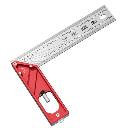 📐 LIMITED-TIME 50% OFF! ⚡ Multi-Functional Woodworking Square Ruler – Aluminum Base, Precise Angle Marking ✨