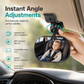 🚗 LIMITED-TIME 50% OFF! 👀 Wide Angle Convex Rearview Mirror – 360° Rotatable, Shatterproof, Dual Mount ✨