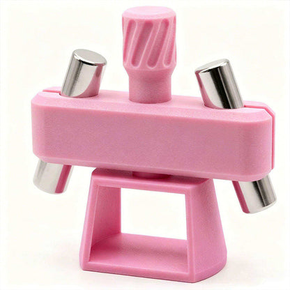💅 LIMITED-TIME 50% OFF! 🧲 Rotating Cat-Eye Nail Magnet Tool – Dual Magnets, Finger Rest, Salon Nail Art ✨
