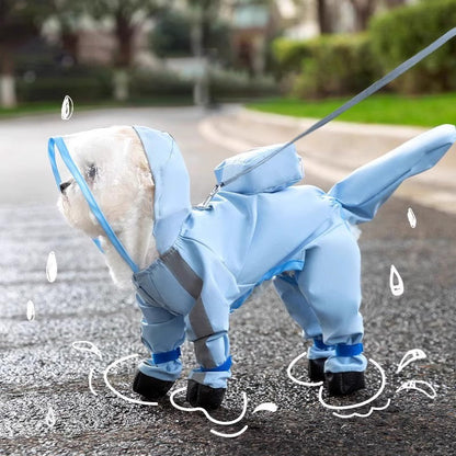 🐾 LIMITED-TIME 50% OFF! ☔ Cute Full Wrap Pet Rain Coat with Mask – Waterproof, Windproof, Full Coverage ✨