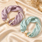 🤍 LIMITED-TIME 50% OFF! ✨ Pearl Scarf Necklace – Timeless Elegance, Versatile Style, Easy Wear 🎀