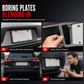🦇 LIMITED-TIME 50% OFF! 🚗 1 Pair Halloween Black Bat Wings Car License Plate Decor – 3D Matte, Weatherproof, Easy Install ✨