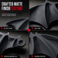 🦇 LIMITED-TIME 50% OFF! 🚗 1 Pair Halloween Black Bat Wings Car License Plate Decor – 3D Matte, Weatherproof, Easy Install ✨
