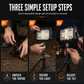 ☀️ LIMITED-TIME 50% OFF! ✨ Rechargeable Solar LED Camping Light – Tripod Stand, Dual Charge, IP66 Waterproof ⛺