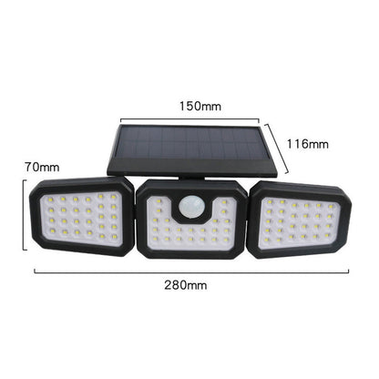 ☀️ LIMITED-TIME 50% OFF! ✨ Solar 3-Heads Wall Light – Motion Sensor, Adjustable Angle, Waterproof 🏡