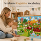 🐄 LIMITED-TIME 50% OFF! ✨ Kids DIY Felt Story Board Set – Farm Animal Theme, 104×75cm, Toddler Early Learning 🧸