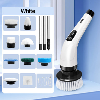 🧹 LIMITED-TIME 50% OFF! ✨ 8-in-1 Electric Cleaning Brush Set – Labor-Saving, Wireless, Multi-scene 🌊