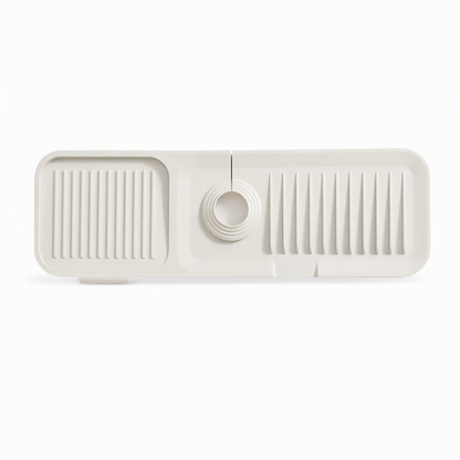 💧 LIMITED-TIME 50% OFF! 🧼 Silicone Faucet Splash Guard – Drain Design, Durable, Waterproof ✨