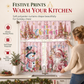 🎄 LIMITED-TIME 50% OFF! ✨ Christmas Kitchen Curtain Set – Festive, Soft, Decorative 🍪