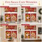 🎄 LIMITED-TIME 50% OFF! ✨ Christmas Kitchen Curtain Set – Festive, Soft, Decorative 🍪
