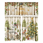 🎄 LIMITED-TIME 50% OFF! ✨ Christmas Kitchen Curtain Set – Festive, Soft, Decorative 🍪