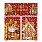 🎄 LIMITED-TIME 50% OFF! ✨ Christmas Kitchen Curtain Set – Festive, Soft, Decorative 🍪