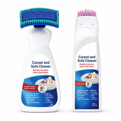 🧼 LIMITED-TIME 50% OFF! ✨ Waterless Fabric and Carpet Cleaner – No Residue, Odor Removal, Easy Scrub 🏠